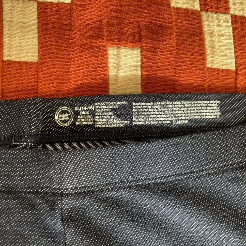 Girls Blue Jean Leggings NWOT - Picture 3 of 5